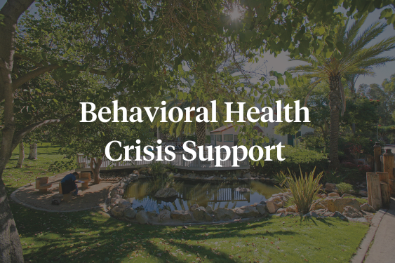 Behavioral Health Crisis Support